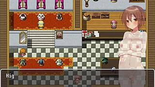 Girl asks, 'Why am I naked in this new world?' as she shows off her big tits.