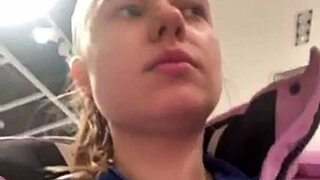 This teen with big tits got wild in public. The close-up action was just unreal.