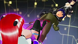 Girl B Hero Faces Monster Lord in Intense Hentai Scenes Part 39