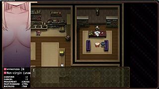 Rumina se prstuje in masturbira pod hipnozo v kultni igri