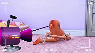 Stepdaughter deep throats for stepfather on camera!