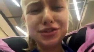 This teen with big tits got wild in public. The close-up action was just unreal.