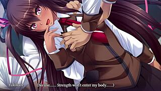 Taimanin Yukikaze 2 animation with wild blowbang action