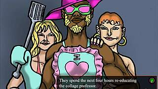 big butt white professor fucked by pimp gameplay bad ending 😈