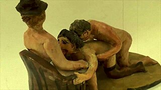 Vintage Erotic Cartoon Illustration