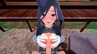 Clorinde fucks hard in 3D Genshin Impact fantasy!