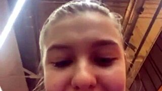 This teen with big tits got wild in public. The close-up action was just unreal.