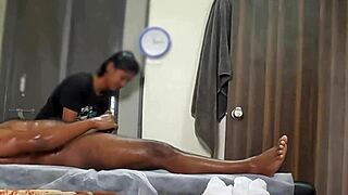 Hey, you see this happy ending caught on hidden cam?