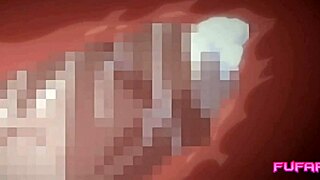 haciendo que mi compañera se corra a chorros en este hentai anime