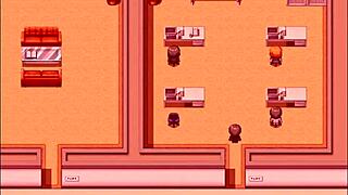 Massageando peitos na piscina