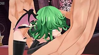 Natsuki’s Animated Sex Competition with Riding and Deepthroat in 3some