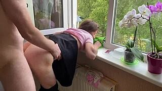 Fucked Rough In Intense Doggy Style And Dick Riding Until Creampied