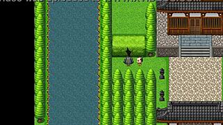 Battle Shrine Maiden Honoka Fingered in Bondage Game