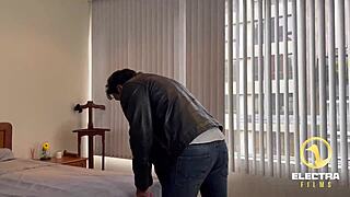 Two petite horny Latinas devour the stepfather while boyfriends are away