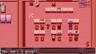 Massageando peitos na piscina