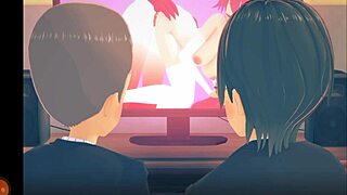 Hot Blowjobs in HG Devil Academy Parody 😈