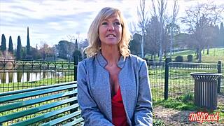 Hey, Emmy, the Belgian milf, is burning up in part 1! 🔥