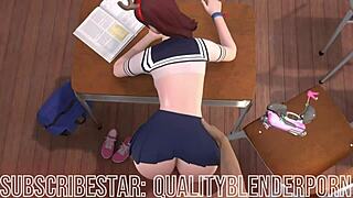 D Va Gets Fucked In School Ass With Big Tits Pov Creampie