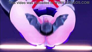 Corrupted dildos force her to dance and squirt.