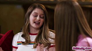 Bunny Colby craves intense action while cycling with Skylar Snow