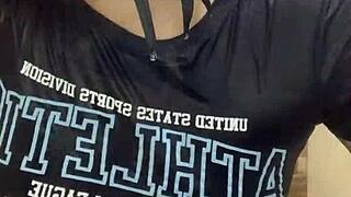 Young Girl Gets Naughty With Best Friend in Bathroom