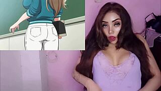 Students having orgy on first time? Masturbating with hentai Boku ni Karem 3!