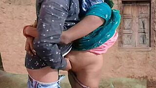 Village husband and wife share hot, skinny student sex on the ranch. It feels so raw!