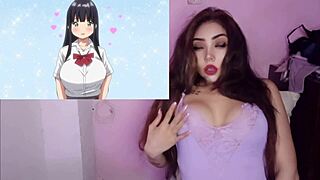 Students having orgy on first time? Masturbating with hentai Boku ni Karem 3!