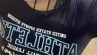 Young Girl Gets Naughty With Best Friend in Bathroom