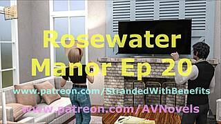 rosewater manor brings intense anime hentai action in episode 20!