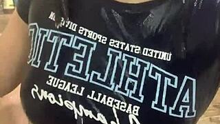 Young Girl Gets Naughty With Best Friend in Bathroom