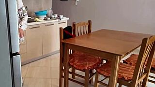 stepmom stunned seeing stepson’s huge dick in taboo flash