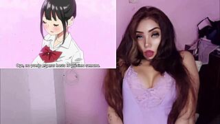 Students having orgy on first time? Masturbating with hentai Boku ni Karem 3!