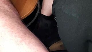 Mature Woman's Secret Outdoor Cock Sucking