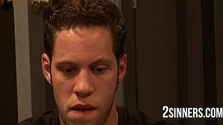 Stud student sways teacher into retro classroom threesome