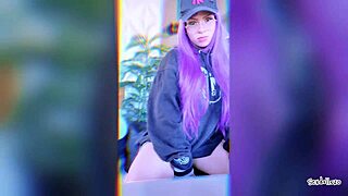 Big Booty Girl's Passionate Request to Fill Her Pussy with Cum