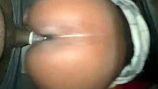 shy teen 18+ neighbor gets fucked by big black cock in public