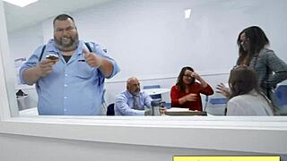 sasha pearl, horny big tit office slut, sucks fat dick