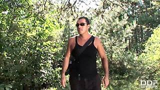 i get my shaved pussy licked and fucked outdoors