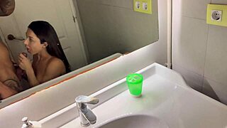 Bathroom Pov Pussy Fuck And Blowjob With Luiza Marcato