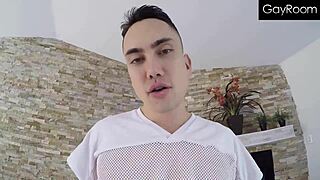 Two twinks emptying balls after snowball fight?