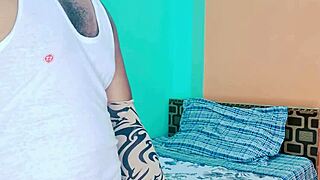 Riding My Best Friend’s Dick for the First Time in Wild Homemade Action. Bent Over and Loving It!