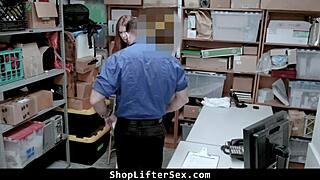 Teen caught stealing from mall gets fucked as punishment. Shopliftersex got her bent over in the office.