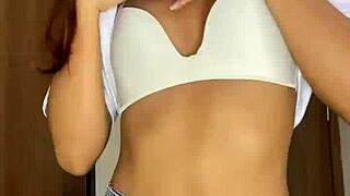 Specific Small Petite 18+ Schoolgirl Shows Nude Body in Worship Session