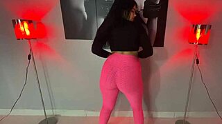 Worshipping ass with Venezuelan whore