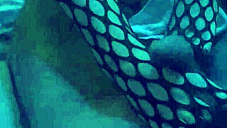 Intense sexy footjob in nylons and leggings