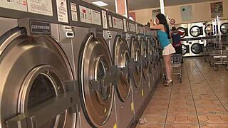 Lovely Brunette Slut Strips Off for Hard Shaved Pussy Fucking