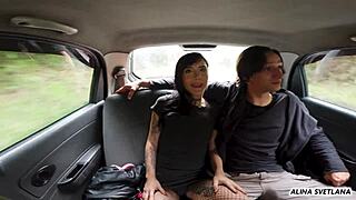 OMG, My First Porn Scene! Fucking a Big Dick in a Car Feels Insane!