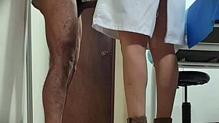 damn, medico mexicana nataly drilled at work on hidden cam doggystyle