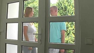 skinny ebony girl returns for anal in mike's apartment facial